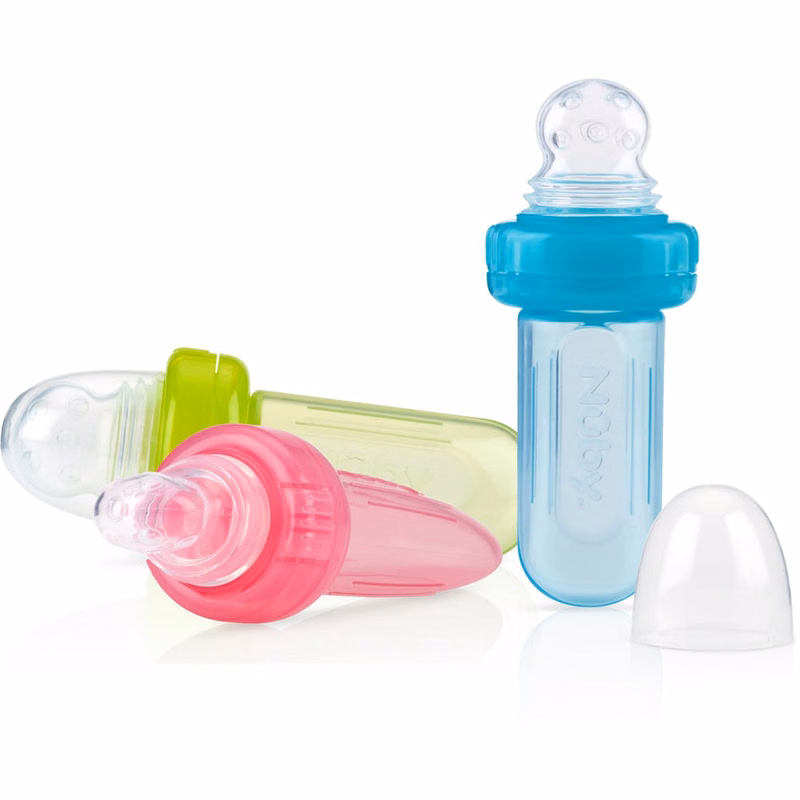 Nuby EZ Squee-Z Self Feeding Baby Food Dispensers - Silicone