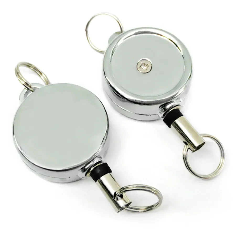 Silver Reel Keychain 1