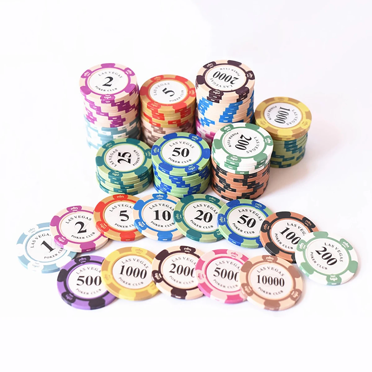 MOQ 50pcs 13.5g Professional Customized Clay Poker Chip 1