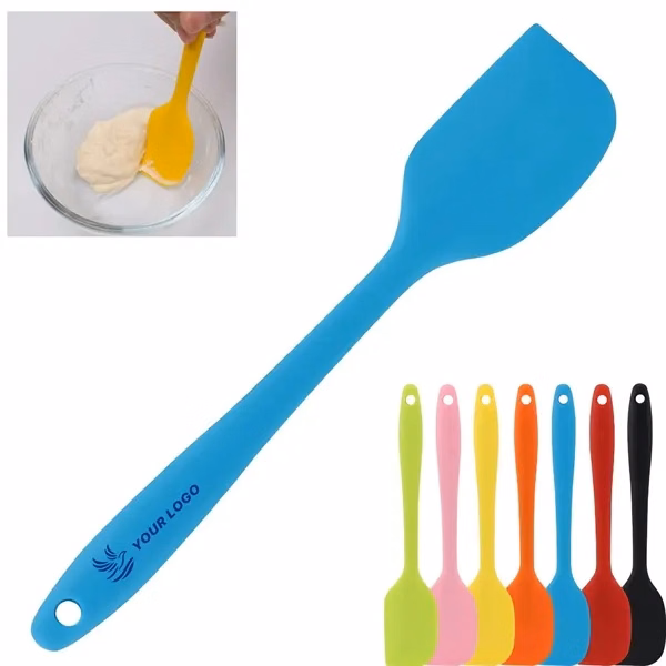Custom Silicone Spreader Spatula 8.43 Inch — Food-Safe Kitchen Promo Tool