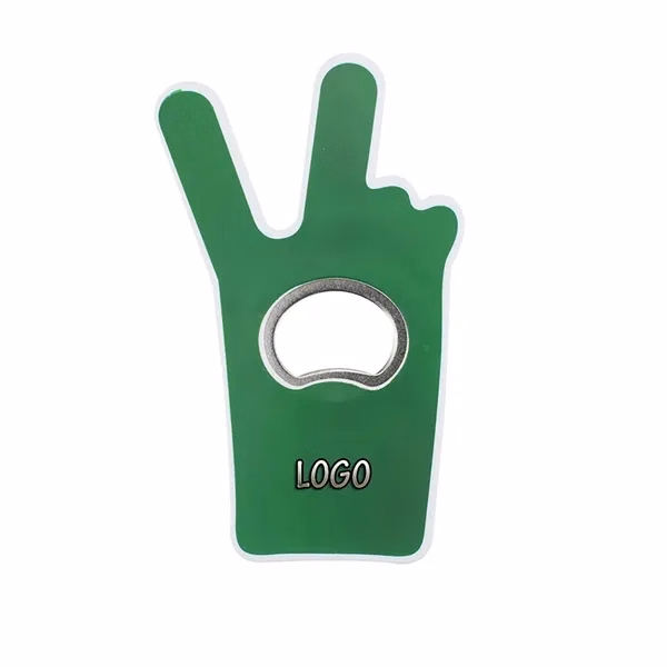 Finger Magnetic Bottle Opener Fridge Magnet Style for Commutes, Fitness and Travel