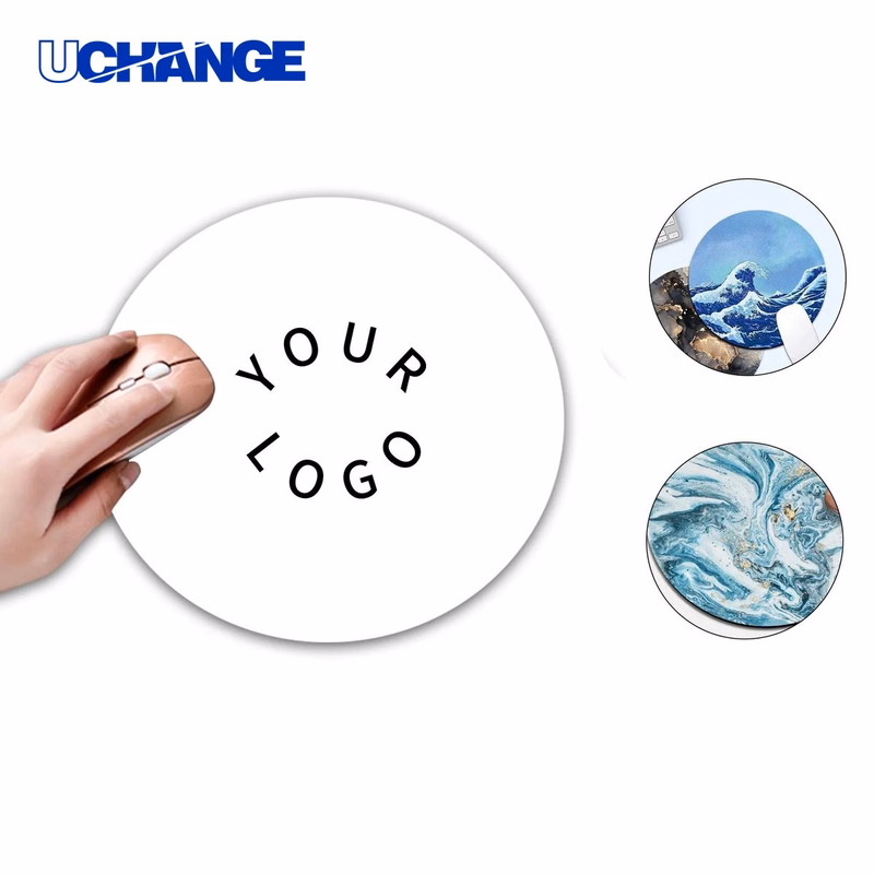 Non Slip Rubber Round Mouse Pad Mat for Workspaces