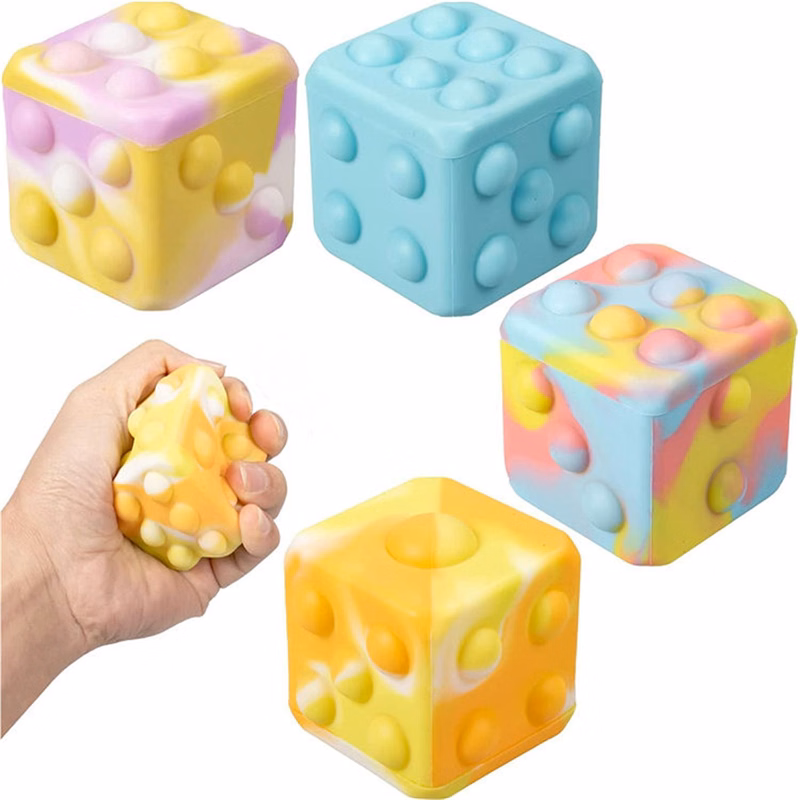 Pop-It Dice Fidget Toy
