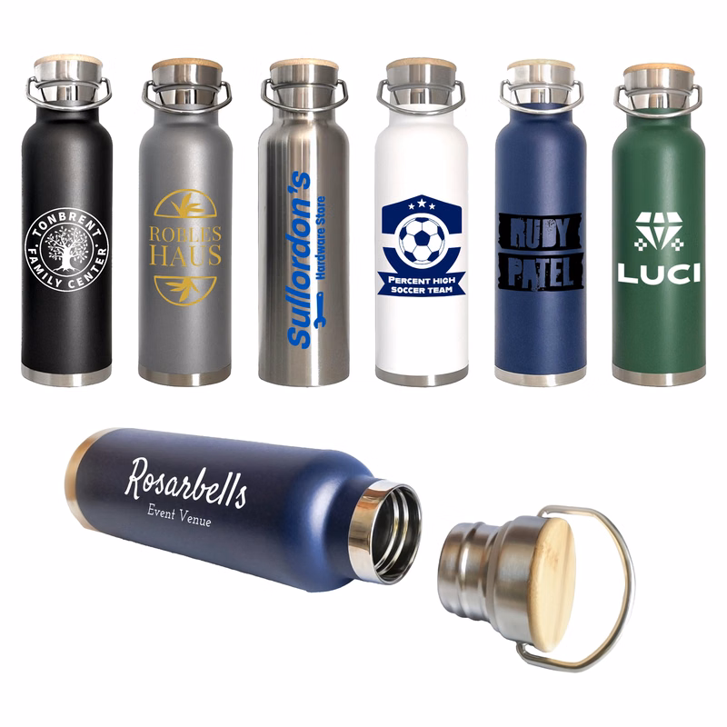 20 Oz. Double Walled Stainless Steel Vacuum Insulated Sport Water Bottle