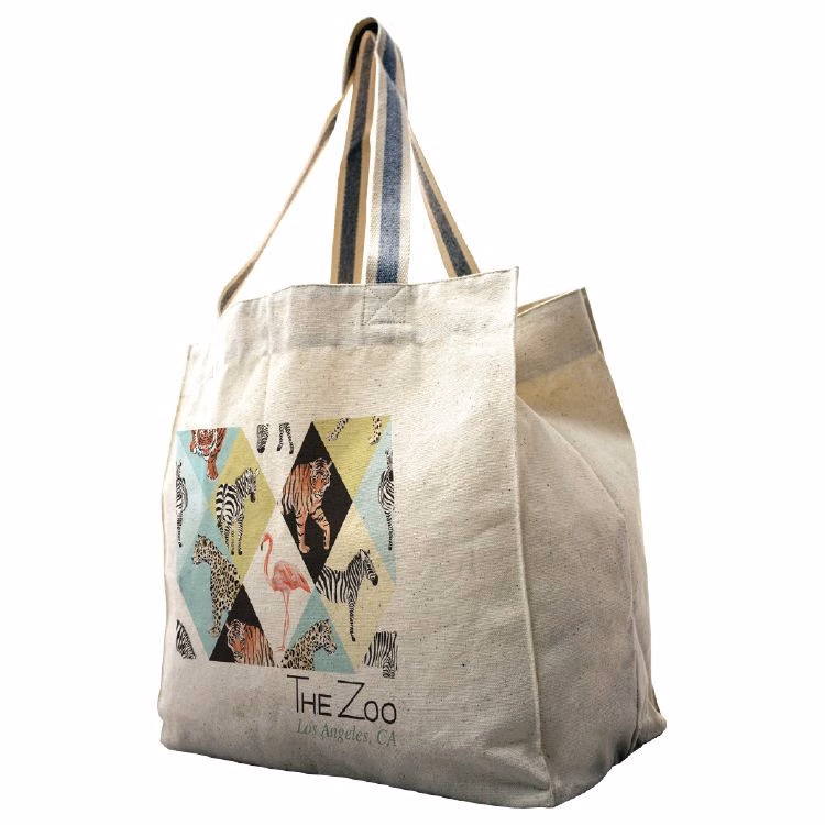 Super Sale- Big Bottom Cotton Tote