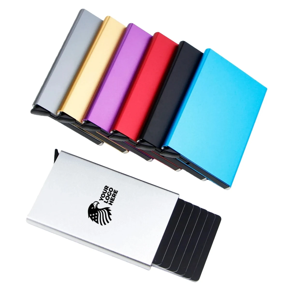 Automatic Pop Up Business Card Holder Case 1