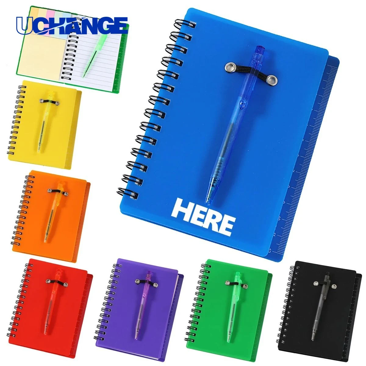 Spiral Pocket Steno Notebook with Pen 1