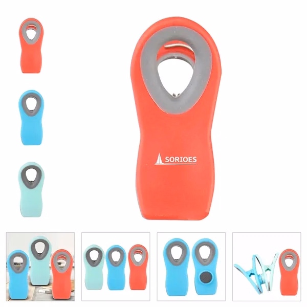 Custom Plastic Magnetic Sealing Food Clip Airtight Spring — Kitchen Organization Giveaway