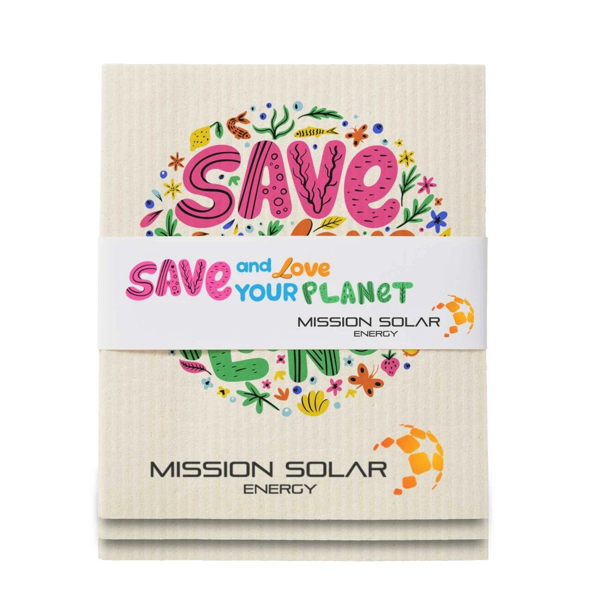 Set of 3 Full Color Swed-ish Dishcloth 1