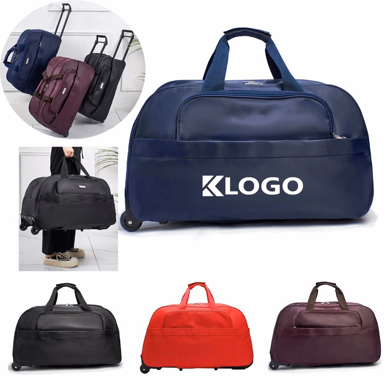 Large Wheeled Rolling Duffel Luggage Bag