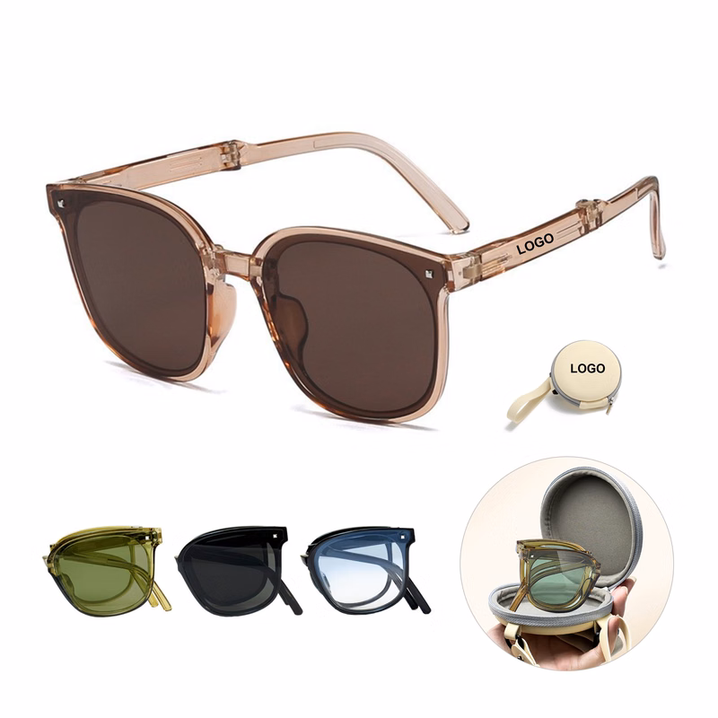 Foldable Sunglasses with Carrying Case (direct import)