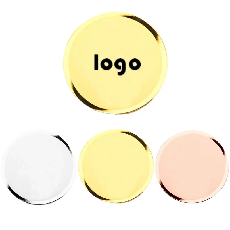 Stainless Steel Name Badges Made Round 1