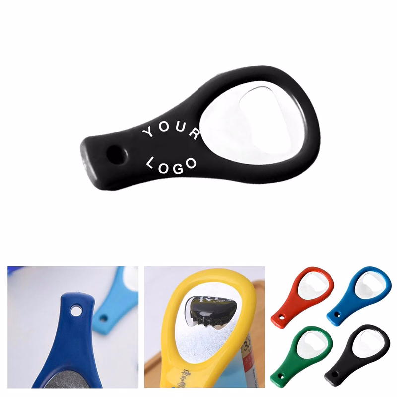 Plastic Metal Bottle Opener with Logo