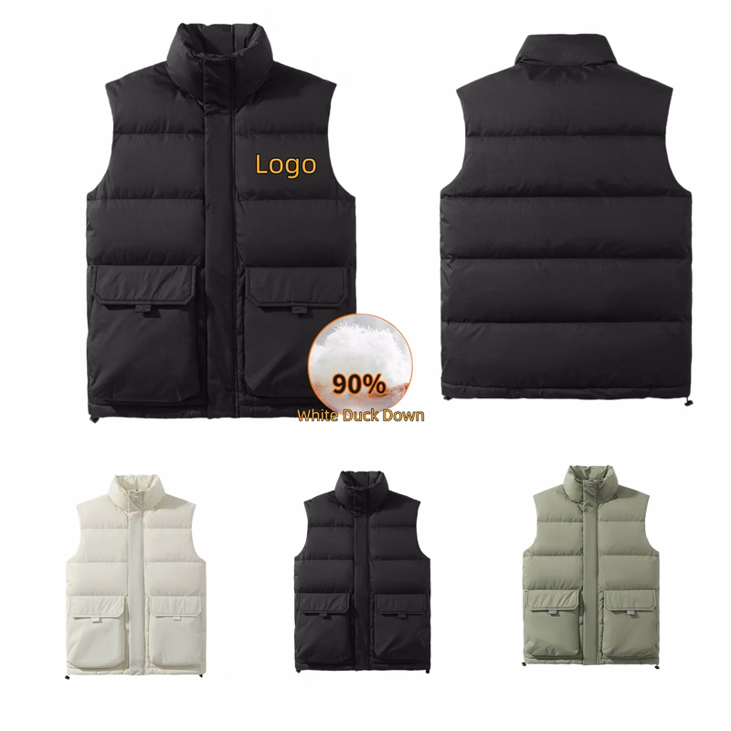 90% White Duck Down Vest