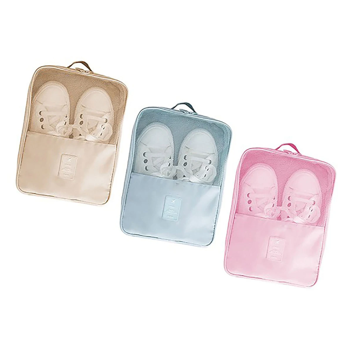 Double-Layer Travel Shoe Bag Nylon 1