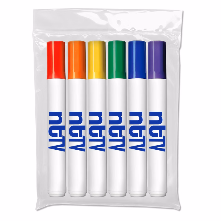 Broadline Washable Marker Six Pack - USA Union Made