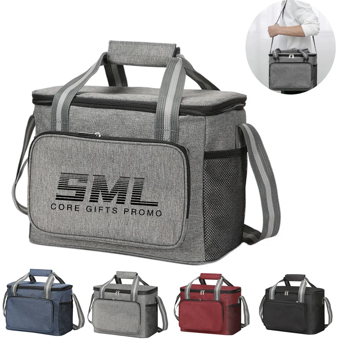 15L Portable Large Capacity Insulated Lunch Box Bag 1