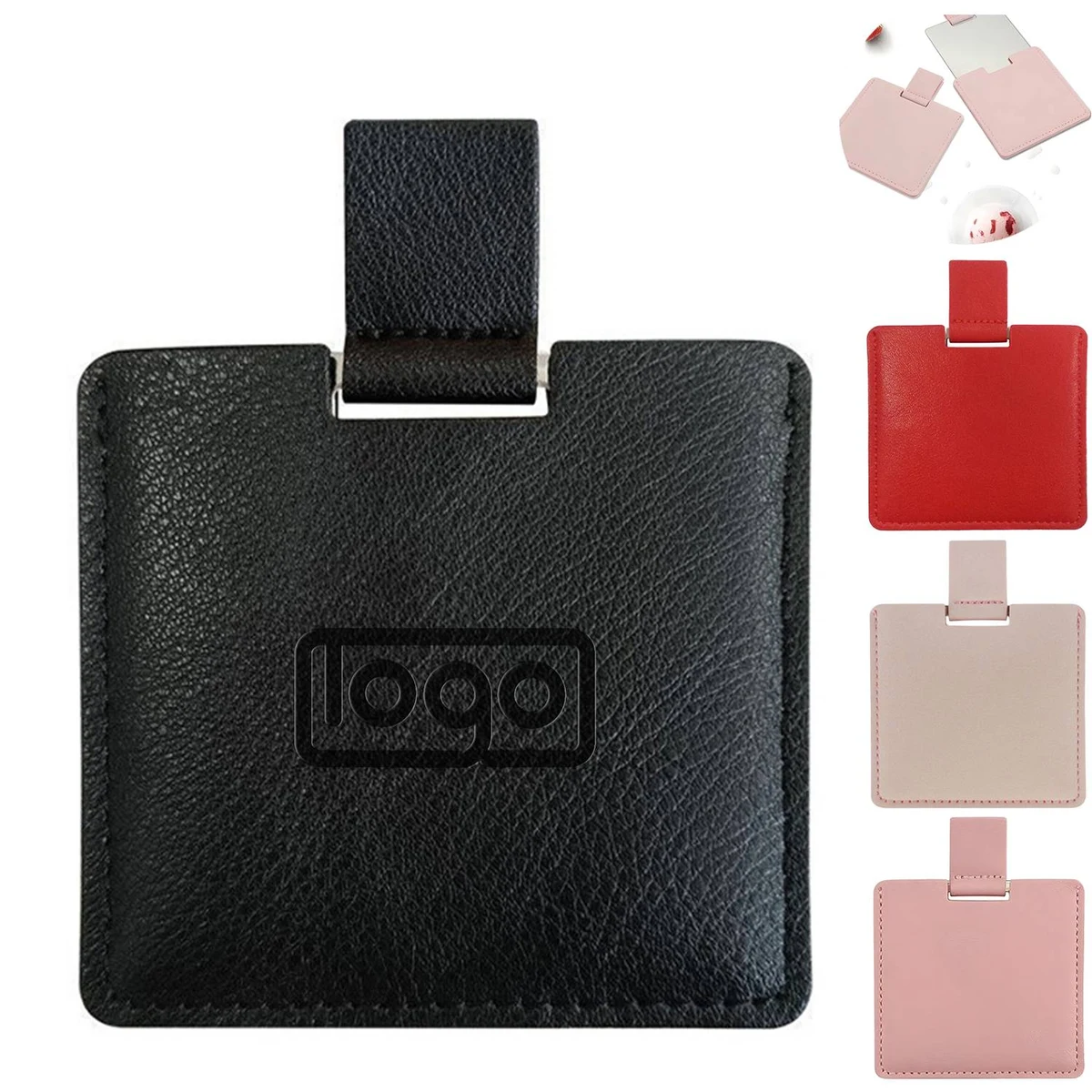 Stainless Steel Card Mirror - Portable & Frameless 1