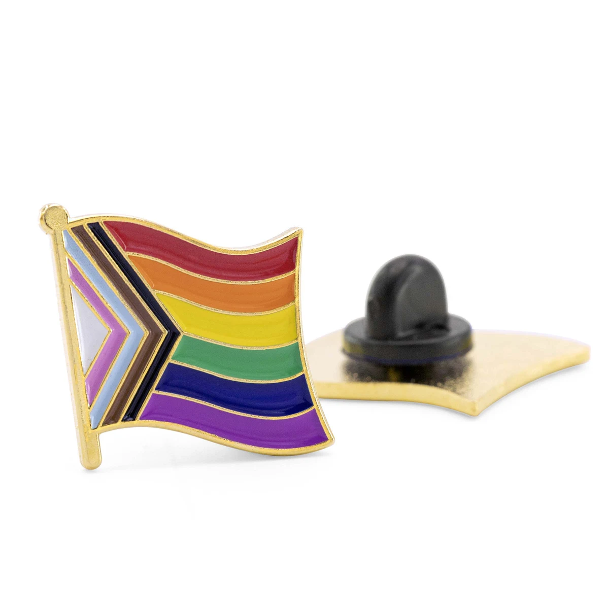 Progress Pride Flag Lapel Pin 1