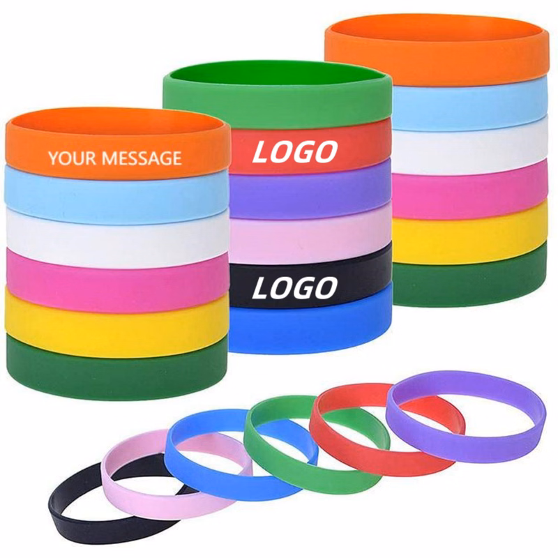Rubber Wristbands With Message Or Logo