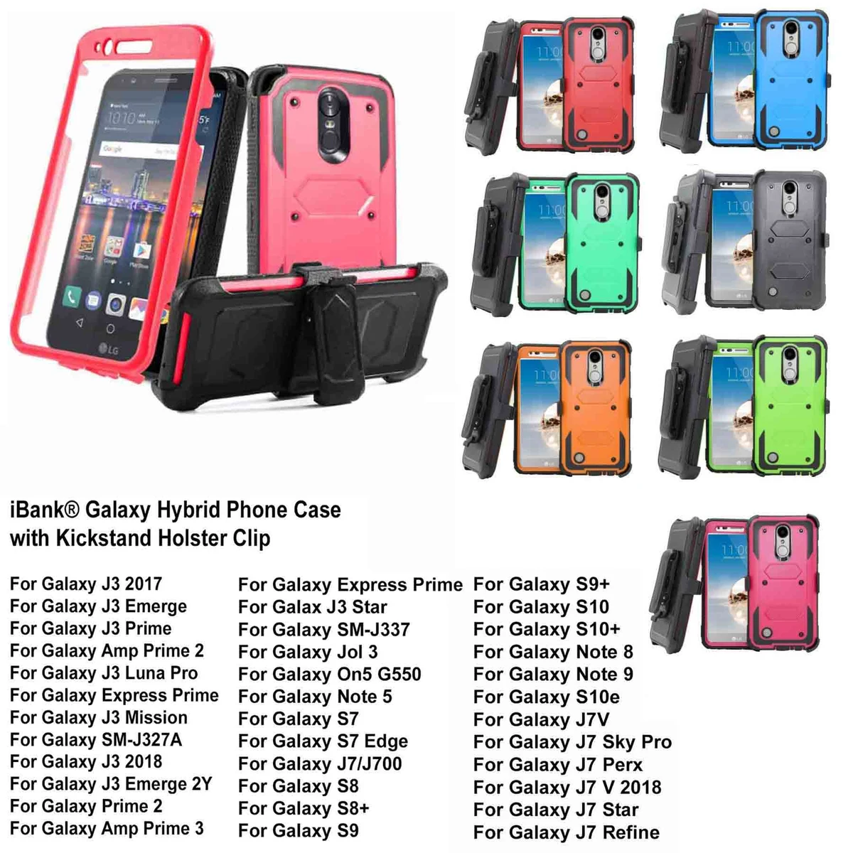 iBank ® Shockproof Case compatible with Galaxy A17/A16/S26/S25/S54 1