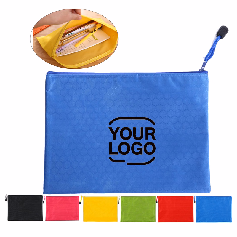 Oxford Zipper File Bag