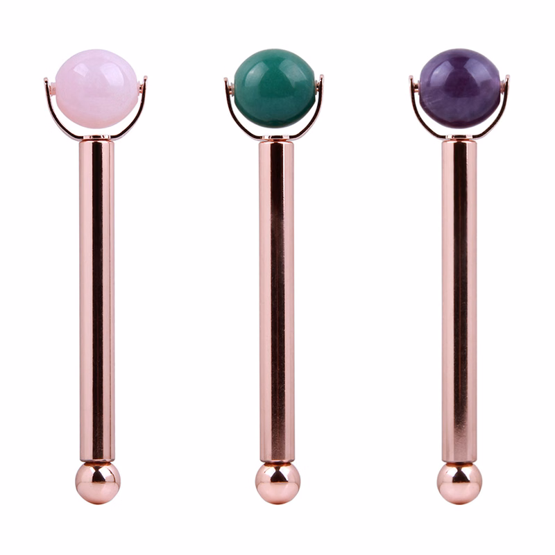 Round Top Jade Face Roller