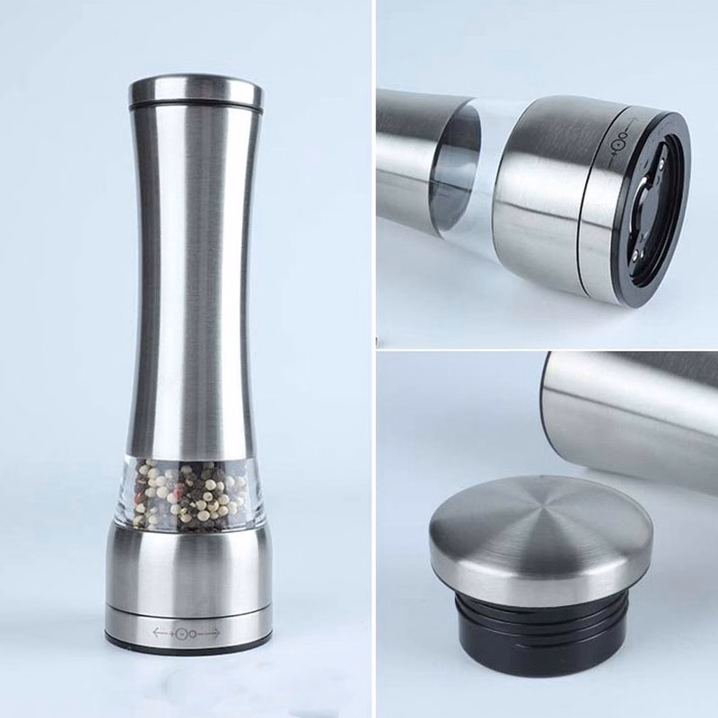 Custom Premium Stainless Steel Salt And Pepper Grinder