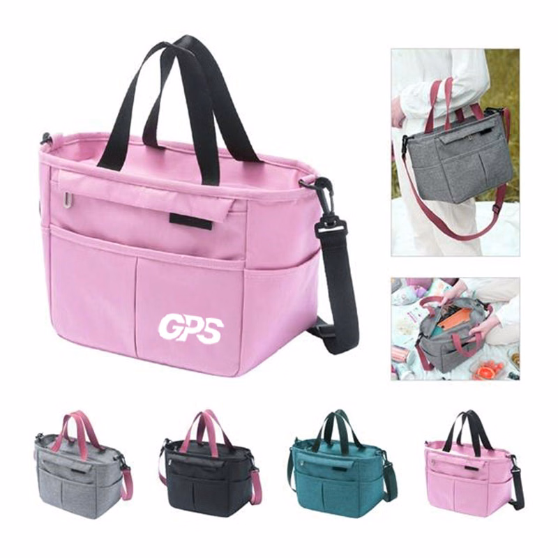 9 1/2 " Fashionable Insulated Cooler Tote Bag