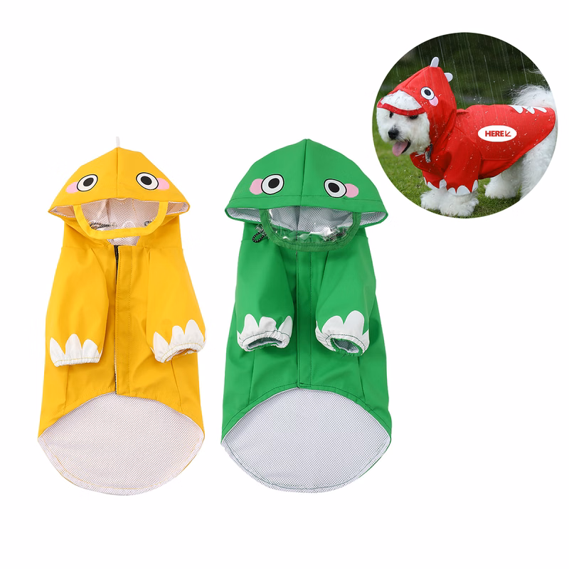 Adorable Waterproof Pet Raincoat