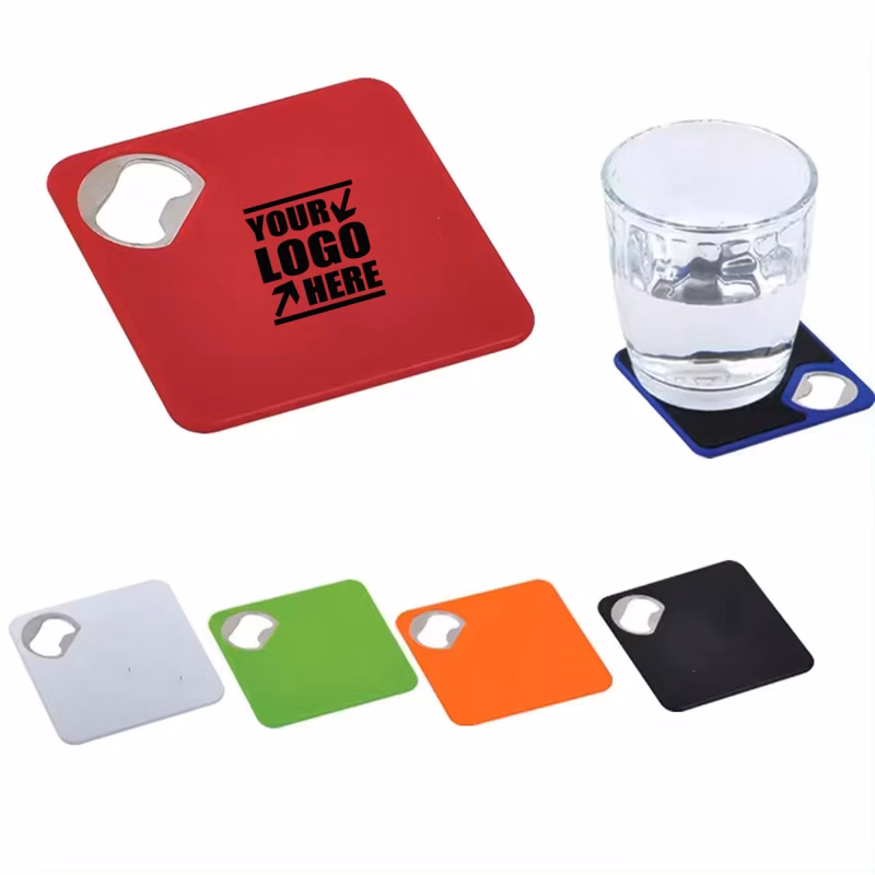Square Coaster Bottle Opener