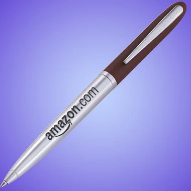 BALL PEN W/ BURGUNDY CAP & SILVER BARREL 1