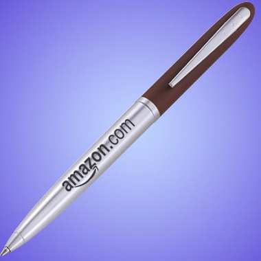 BALL PEN W/ BURGUNDY CAP & SILVER BARREL