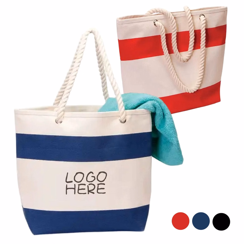 Rope Handle Canvas Tote Bag
