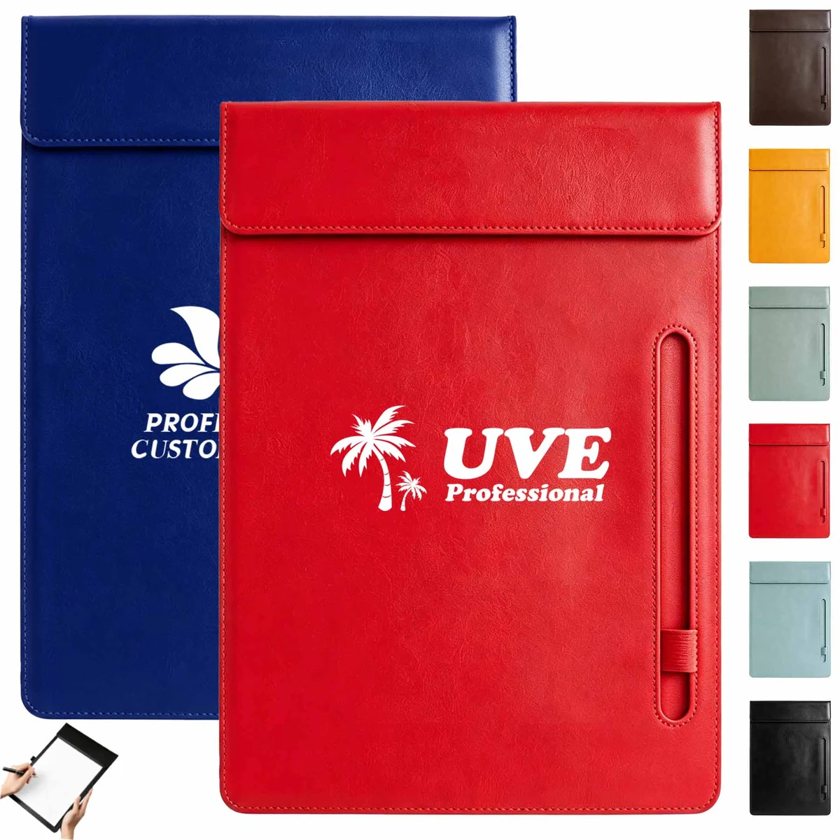 Leather A4 Size Magnetic Writing Pad 1