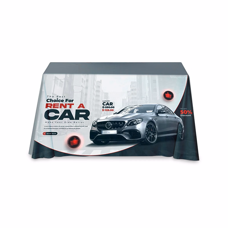 4' Monza™ Tablecloth, Dye Sublimation Print