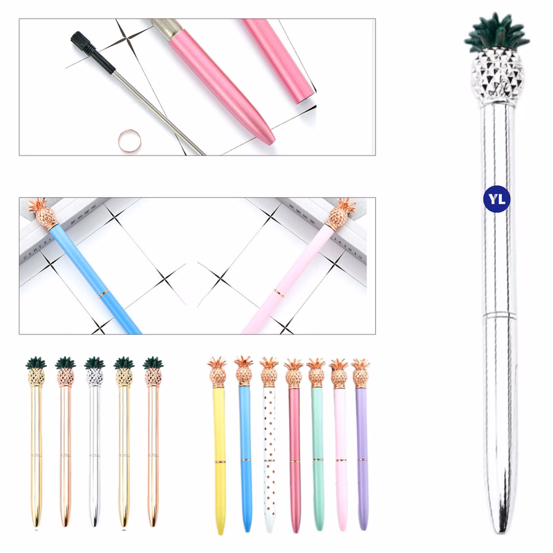 Pineapple-Design Metal Pen