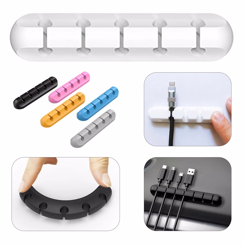 Silicone Porous Cable Organizer
