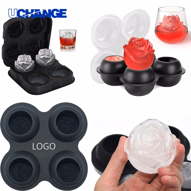 Rose Ice Maker Mold Tray