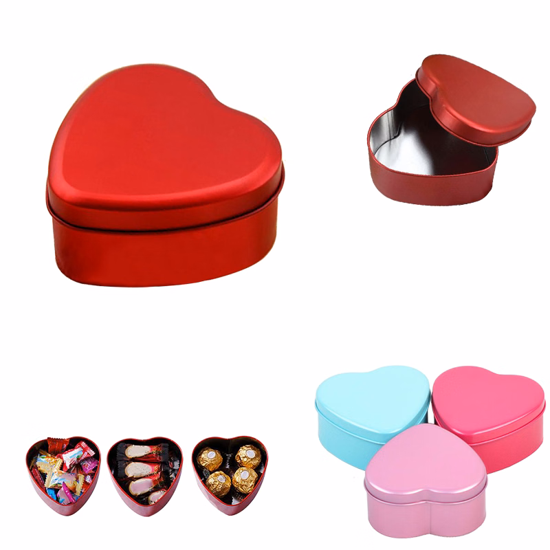 Heart Shaped Candy Tins