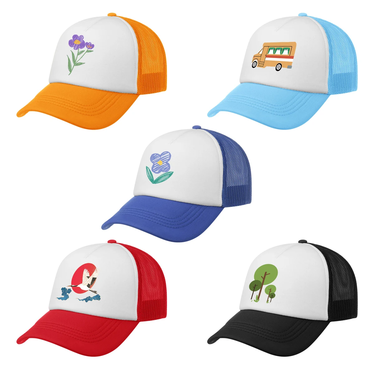 Two-Color Foam Trucker Mesh Cap 1