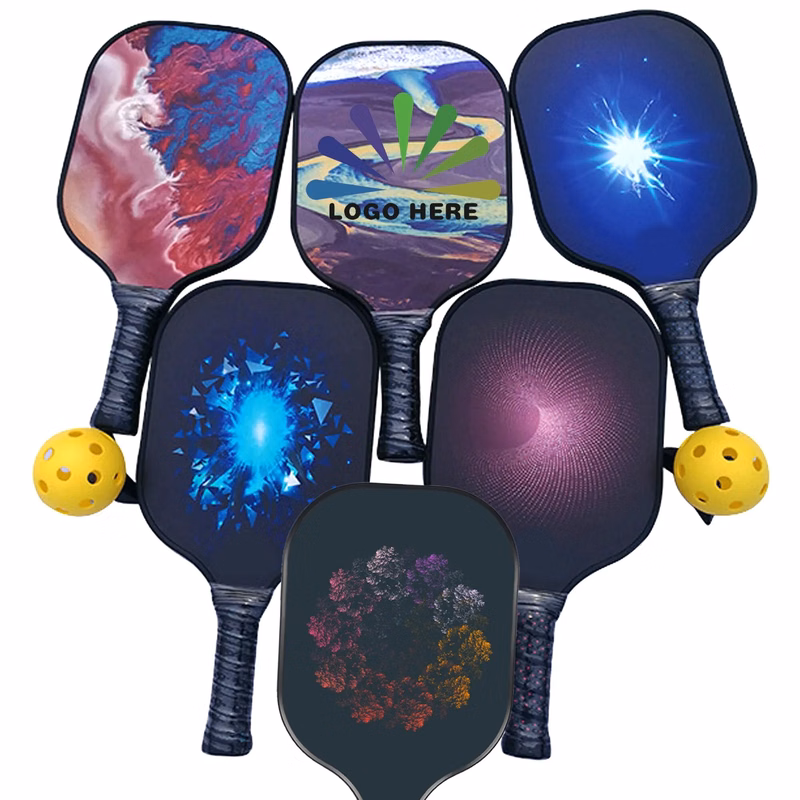 Full Color Pickleball Paddle Fiberglass Racket