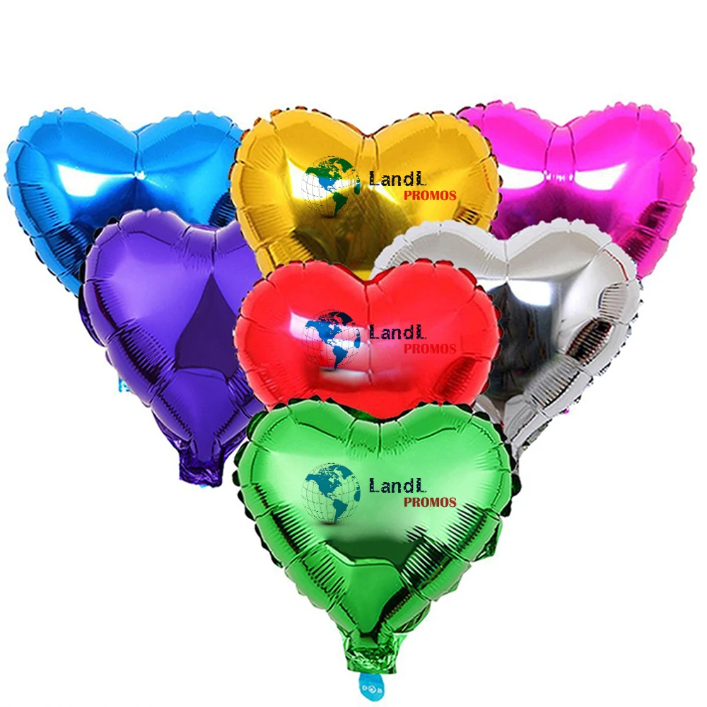 18 Inch Heart Mylar Balloons 1