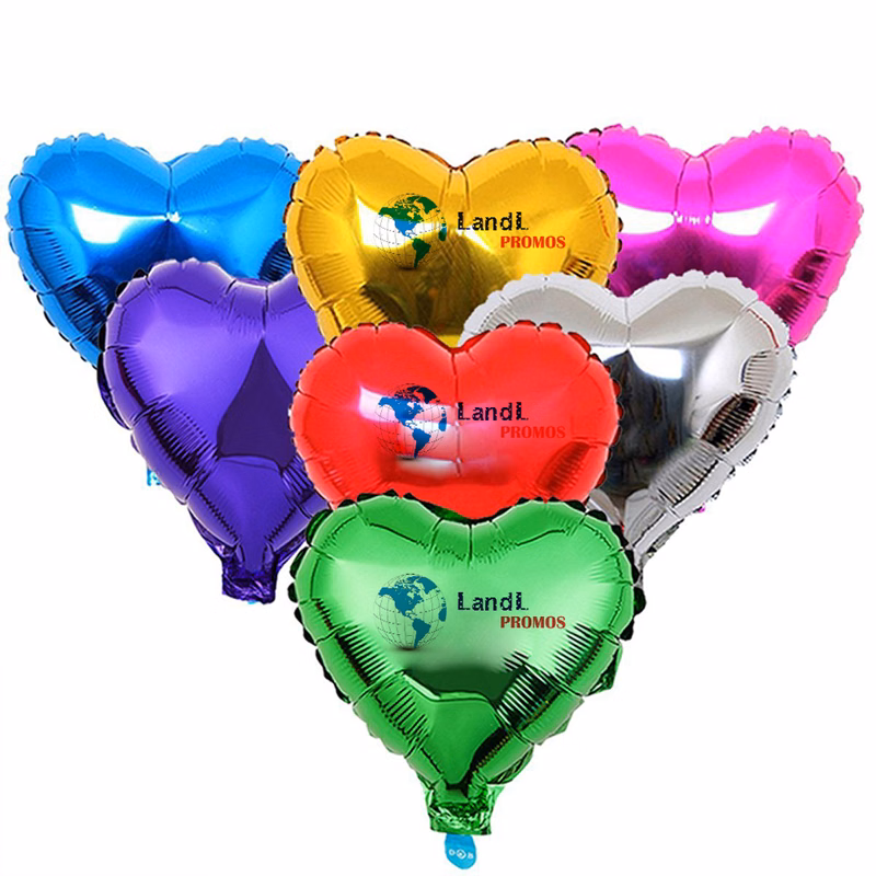 18 Inch Heart Mylar Balloons