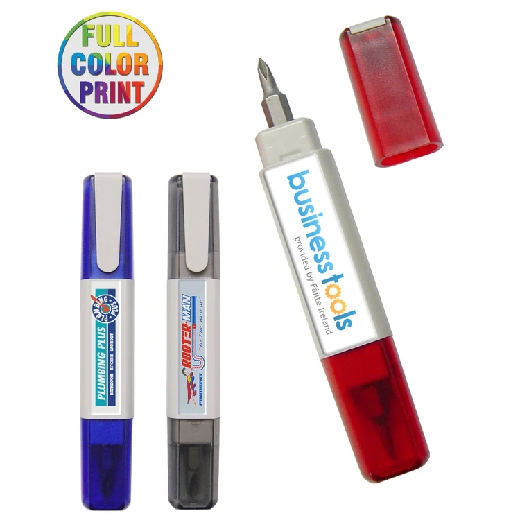 Pen Shaped Screwdriver Tool - Full Color Print 1
