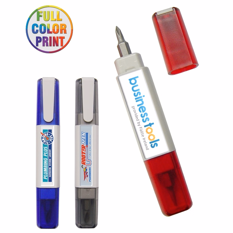 Pen Shaped Screwdriver Tool - Full Color Print