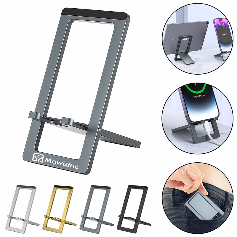Portable Foldable Aluminum Card Phone Stand Holder