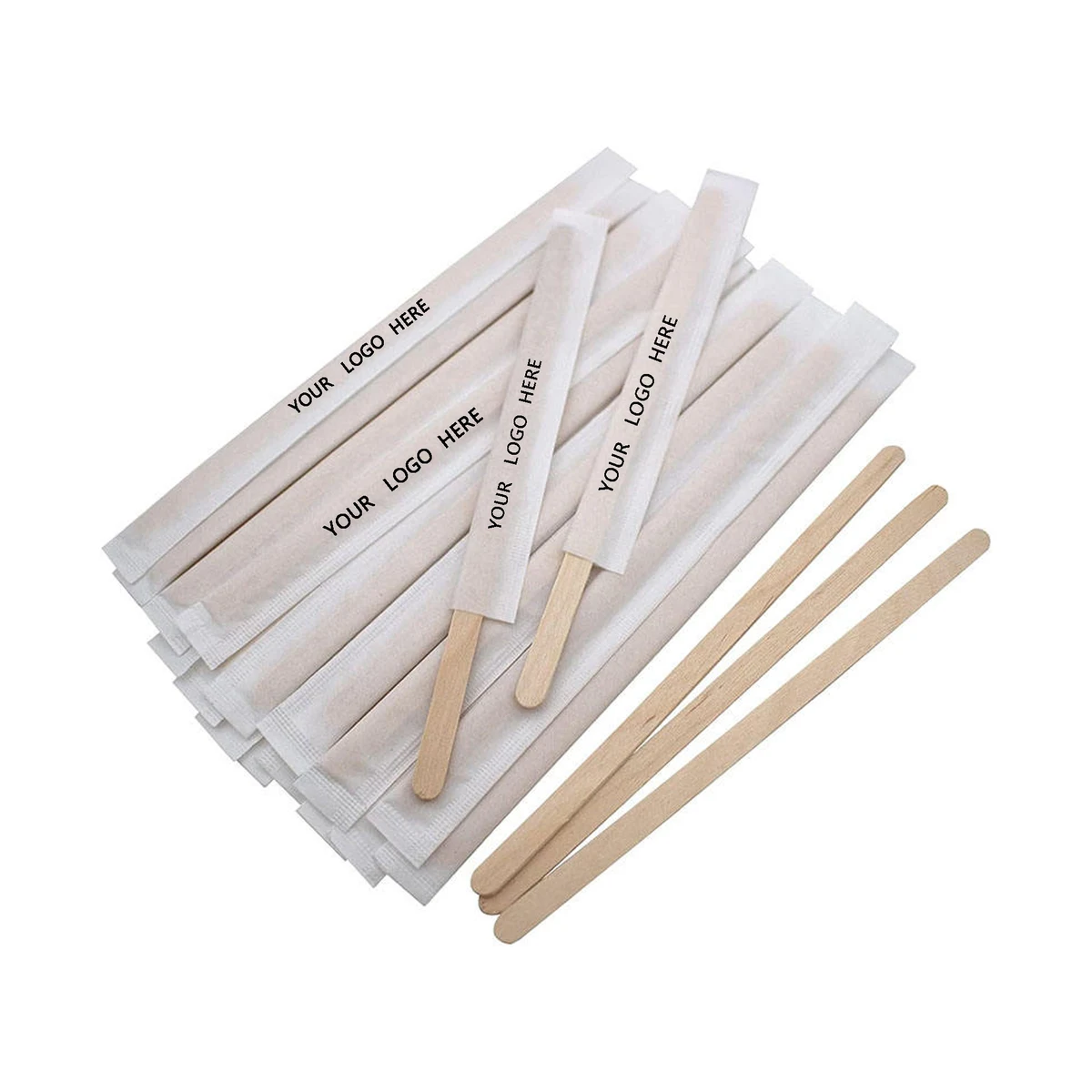 MOQ 100 PCS Custom Wooden Stir Stick 1
