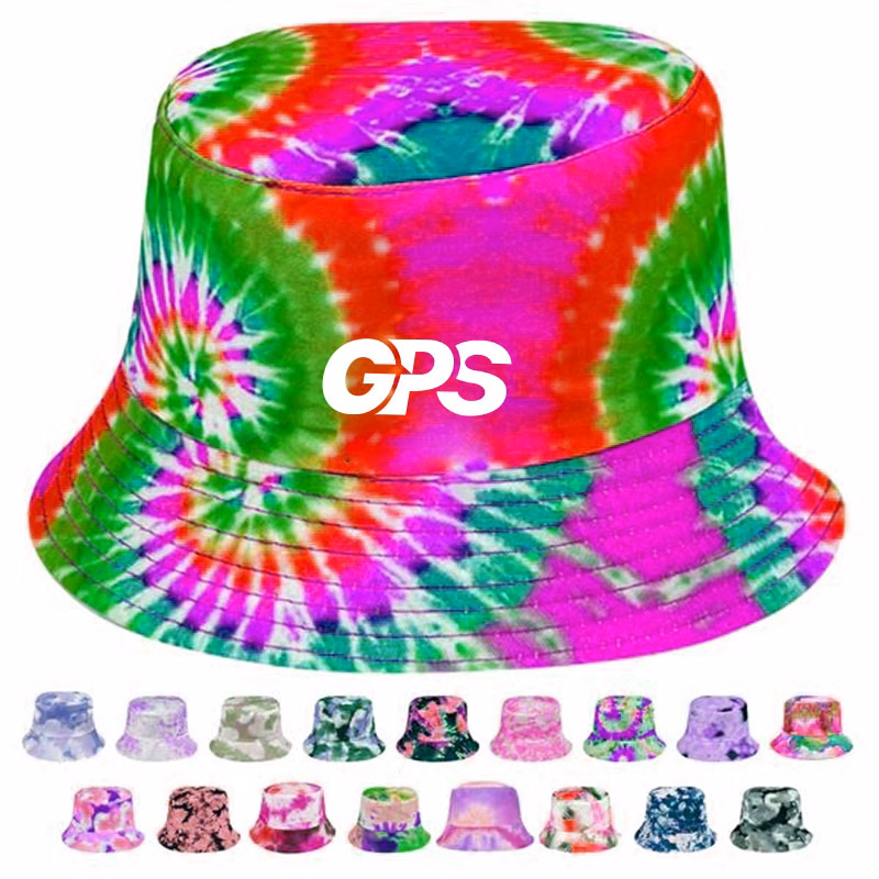 100 Percent Cotton Tie Dye Bucket Hat