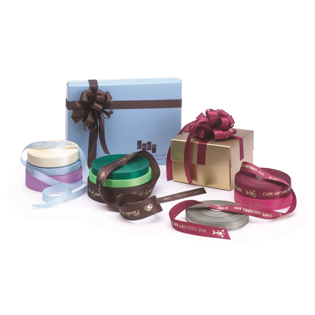Custom Printed Dyna Satin Ribbon - Hot Stamped 1
